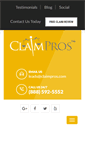 Mobile Screenshot of claimpros.com